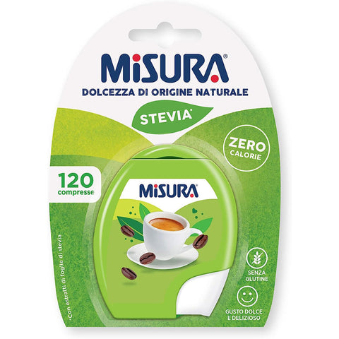 Misura Stevia Dolcificante in Compresse, Süßstoff in Tabletten 3x Original italienisch