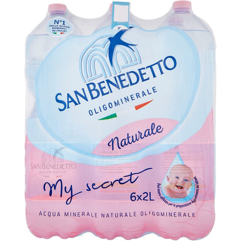 San Benedetto Acqua Minerale Naturale Natürliches Mineralwasser 2Lt Italienisches Wasser 12x Original italienisch