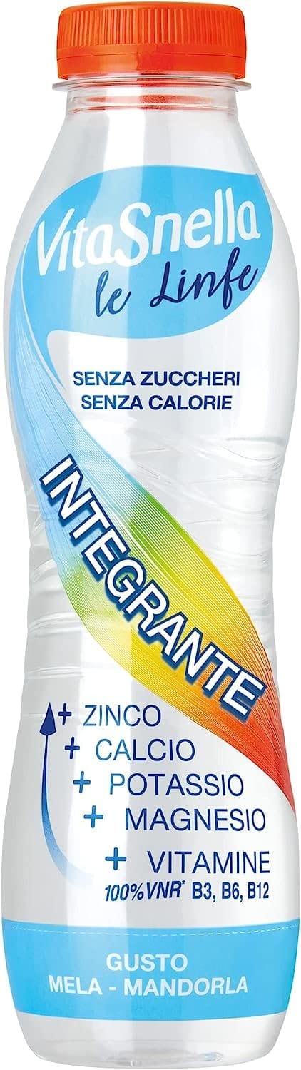 Vitasnella Le Linfe Funktionswasser Integra Geschmack Apfel Mandel 12x 500ml Original italienisch