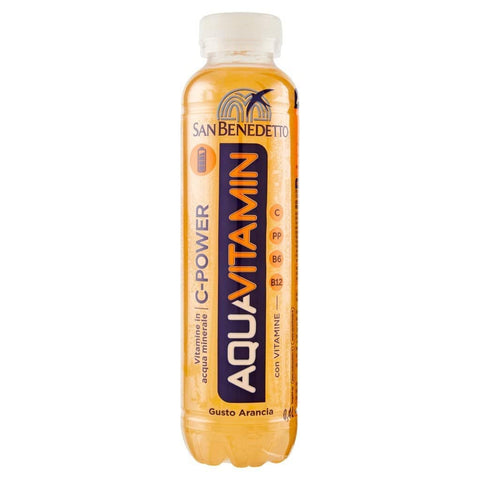 San Benedetto Aquavitamin C Power wasser mit Orangen PET Flasche 24x40cl Original italienisch Getränk