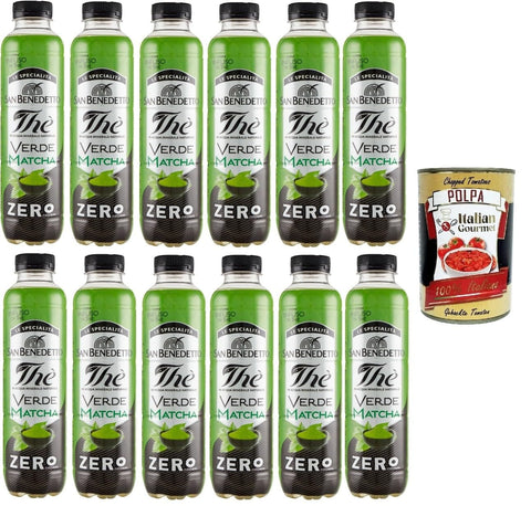 Italian Gourmet E.R. Tee San Benedetto The' Verde Matcha Zero Grüner Tee Matcha Zero 12x 400ml+ Italian Gourmet polpa 400g 8032804040014