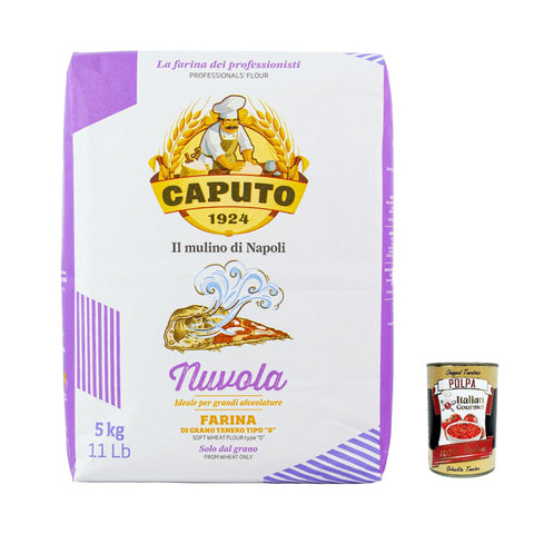 Caputo Farina Molino Nuvola Pizza Napoli Pizzamehl für leichten teig 100% natürliche 3x5kg Original italienisch Zutat