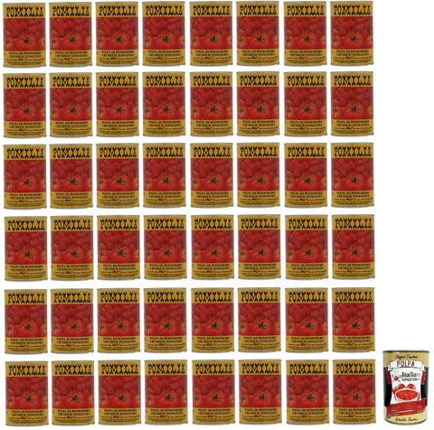 Pomilia Polpa di Pomodoro, Tomatenmark, 100% Tomaten, Dose 48x 400g inkl. Italian Gourmet Polpa di Pomodoro 400g Dose Original italienisch