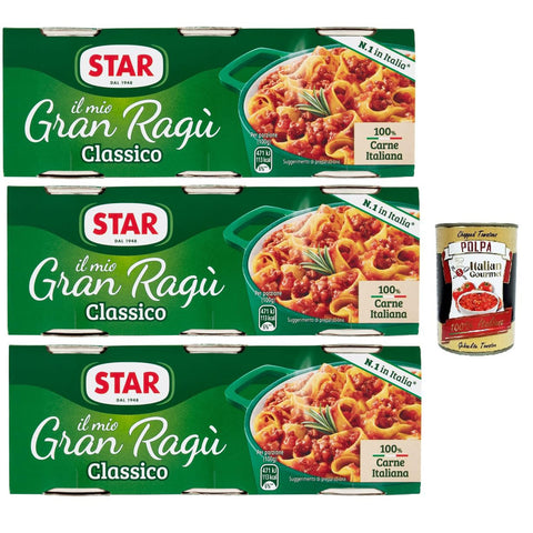 Il Mio Gran Ragù Star Classico, N.1 in Italien 3x100g Original italienisch Sauce
