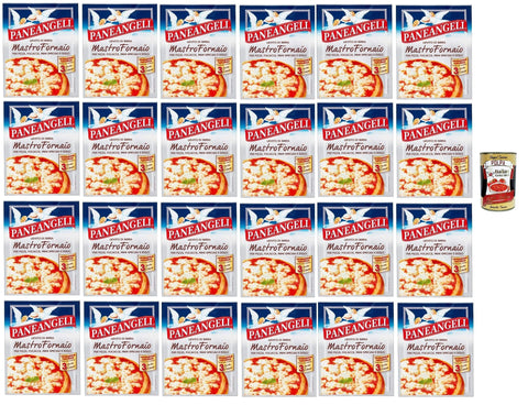 Italian Gourmet E.R. Trockenhefe Paneangeli Lievito di Birra Mastro Fornaio - Bierhefe - Vielseitig einsetzbare dehydrierte Hefe für herzhafte und süße Speisen - 24x 21g (3 Beutel à 7g) + Italian Gourmet polpa 400g 8032804040014