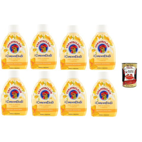 Chanteclair I Chanteclair, I Concentrati, Profuma biancheria, Fiori di arancio e Narciso, Duft Leinen, Orangen und Narzissenblüten, für duftende Kleidung & polpa 400g 8x 220 ml Original italienisch