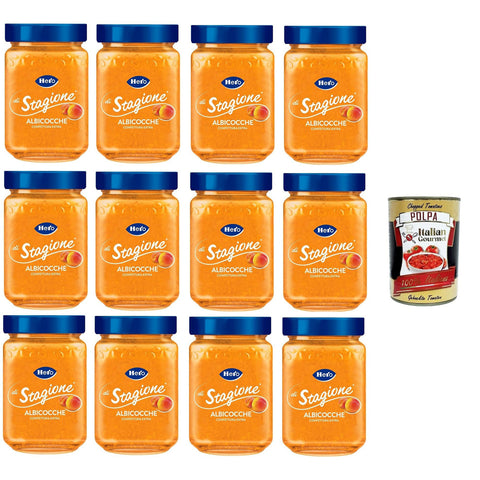 Hero di Stagione Confettura extra di Albicocche Seasonal Hero Extra Aprikosenmarmelade 12x350gr inkl. Italian Gourmet polpa 400g Original italienisch