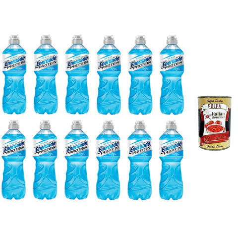 Energade Protein Ice Blue Sportgetränk mit Protein 12x 75 cl Eiweißgetränke italienisch Original