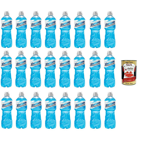 Energade Protein Ice Blue Sportgetränk mit Protein 24x75 cl italienisch Original Pastasauce + kostenlos polpa 400 g
