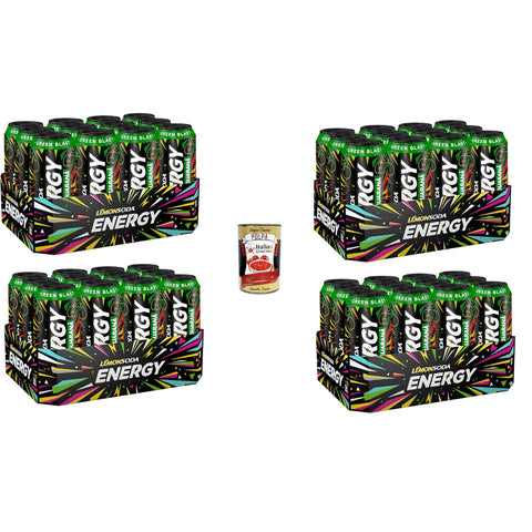 LEMONSODA Energie Green Blast, Energy Drink mit Guarana 1x50cl Original italienisch Getränk