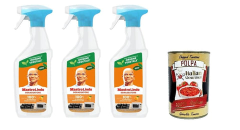 Mastro Lindo Küchenspray-Entfetter 3er-Pack ( ) Zitrusduft entfernt bis zu 100% Schmutz und Eingebranntes keine Kratzer Inhaltsstoffe pflanzlichen Ursprungs 500