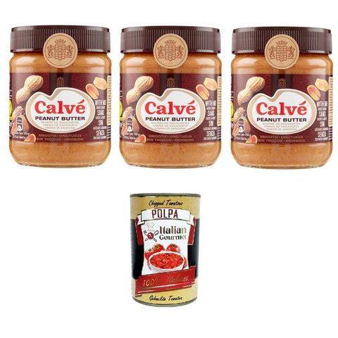 Calvé Burro d'Arachidi Peanut butter 350 gr Erdnuss italienisch Original