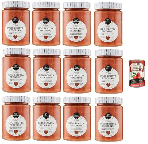Italian Gourmet Fertiggerichte 12x CASCINA SAN CASSIANO Ricotta-Pecorino-Sauce 290gr 8015312775173