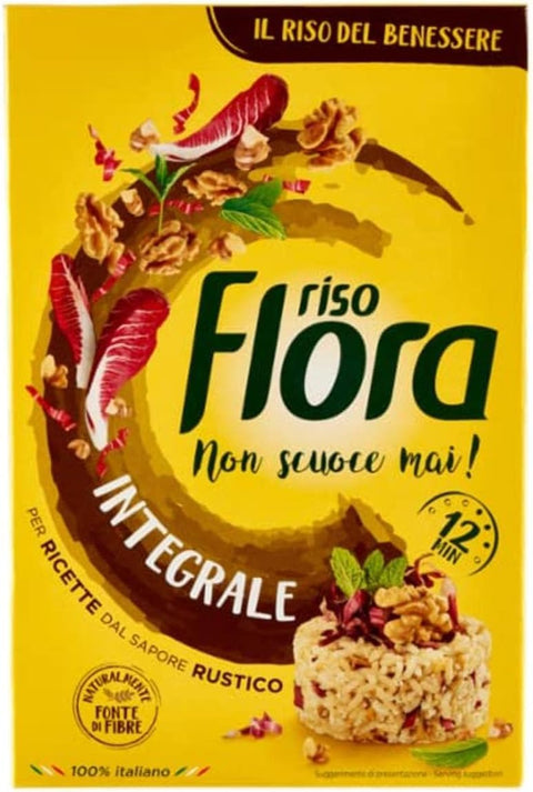 Italian Gourmet Fertiggerichte 12x Flora-Reis, Vollkorn – 1000 gr + Italian gourmet polpa 400g 8000390008602