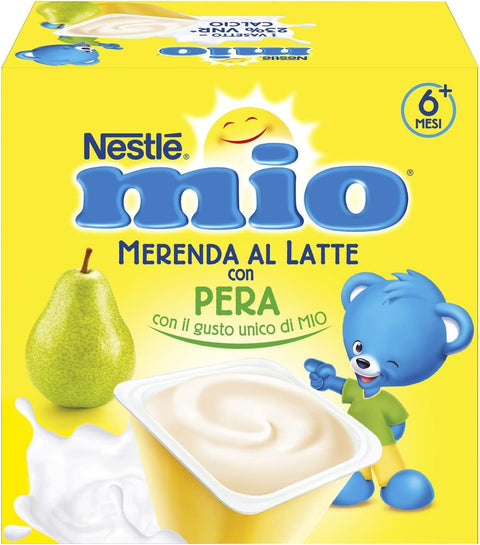 Nestlé MIO Milchsnack mit Birne, 4 x 100 g Fertiggerichte italienisch Original