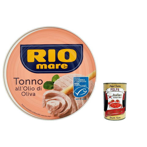 Rio Mare Tonno all'Olio di Oliva Thunfisch in Olivenöl, Gelbflossen thun 240 g Fleisch, Geflügel & Wild italienisch Original
