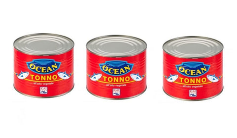 Ocean Tonno in Olio di Semi Thunfisch in Samenöl Thunfisch in Pflanzenöl CATERING FORMAT 1730 g Dose italienisch Original