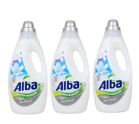 Italian Gourmet Flüssiger Weichspüler 3x Alba Ammorbidente,Weichspüler Iris und Weiße Blumen, 33 Wäschen, 1850ml Produkt mit beschädigtem Etikett SONDERANGEBOT 8032804040014