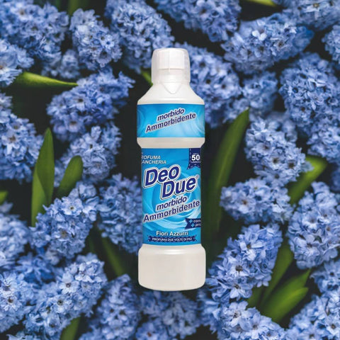 Italian Gourmet Flüssiger Weichspüler 3x Deo Due – Ammorbidente Fiori Azzurri 1 Liter Weichspüler