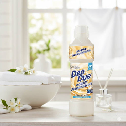 Deo Due Ammorbidente Fiori Bianchi Weichspüler 1 Liter 3x italienisch Original