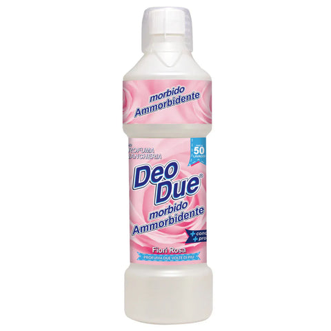 Deo Due Ammorbidente Fiori Rosa Weichspüler 1 Liter 3x italienisch Original