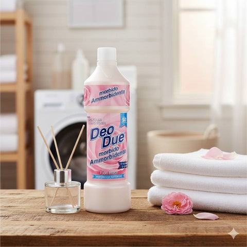 Deo Due Ammorbidente Fiori Rosa Weichspüler 1 Liter 3x italienisch Original