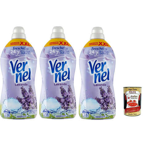 Vernel Lavanda Ammorbidente, Weichspüler 3x Original italienisch Haushalt