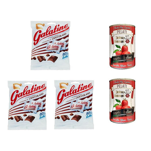 Sperlari Süßigkeiten Galatine mit Milch Geschmack Schokolade Bonbon 3x115g Original italienisch Frucht- & Kräuterbonbons