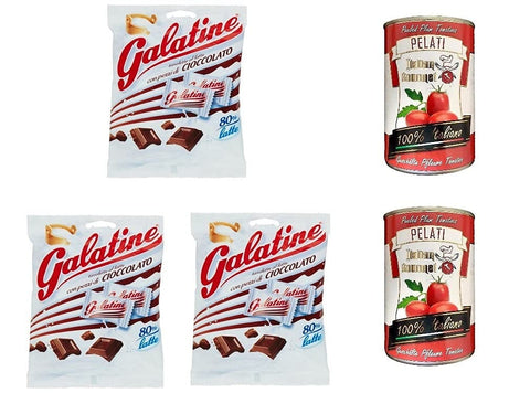 Sperlari Süßigkeiten Galatine mit Milch Geschmack Schokolade Bonbon 3x115g Original italienisch Frucht- & Kräuterbonbons
