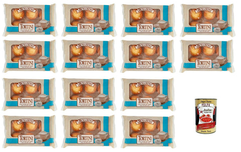 Italian Gourmet Frucht- & Kräuterbonbons Beniamino Tortini con farcitura di crema al latte mit Milchcremefüllung 14x 250gr + Italian Gourmet polpa 400g 8001113070456