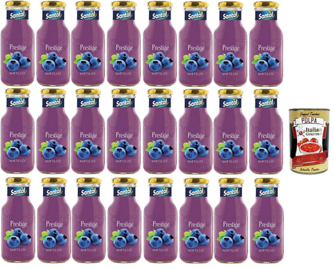 Santal Prestige Fruchtsaft mit Heidelbeergeschmack 24x 250 ml Fruchtsäfte italienisch Original