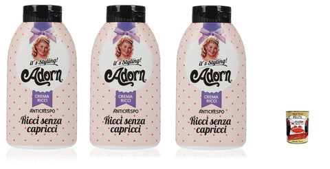 Adorn Vintage Supreme Hair Curl Cream Anti Frizz Effect ML. 200 Gele italienisch Original