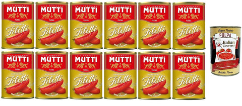 Mutti Filetti Tomaten, 100% Italien 12x400g Original italienisch Feinkost