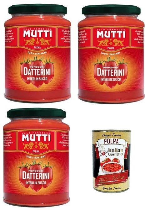 Mutti DATTERINI INTERI in succo DATTELN in Saft 350 GR Gemüse italienisch Original