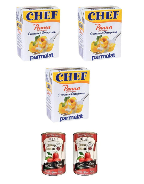 Parmalat Panna chef Sahne per cucinare Kochcreme creme fur Koch 3x500ml Original italienisch Feinkost