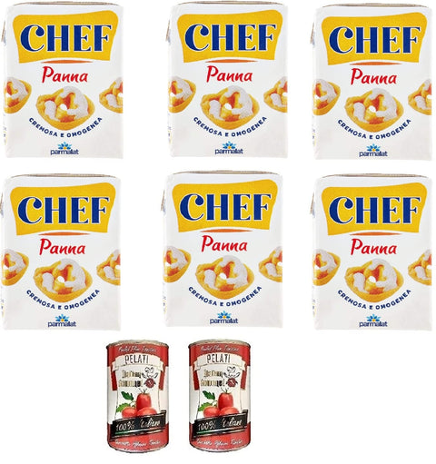 Parmalat Panna chef Sahne per cucinare Kochcreme creme fur Koch 6x500ml Original italienisch Feinkost
