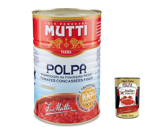 Mutti polpa di Pomodoro Tomatenpulpe Tomaten sauce 100% Italienisch 4,05 Kg Gemüse Original