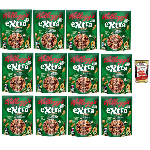 Céréal Cereali Extra "Frutti Secca" Probieren Sie Getrocknete Früchte breakfast Cereals, Müsli mit 12x375g Original italienisch Haferflocken