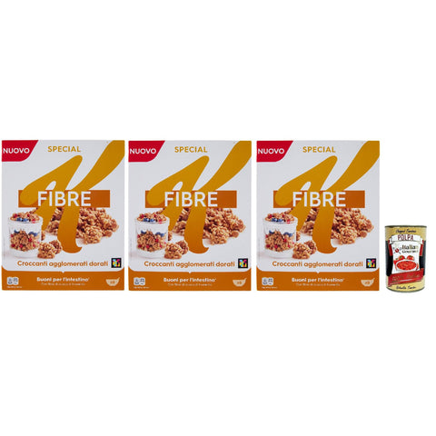Céréal Special K Cereals, Müsli mit Kleie und Karamellgeschmack 3x360g Original italienisch Haferflocken
