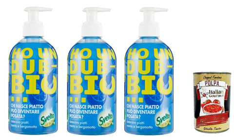 Svelto MINT&BERGAMOT, Spülmittel 3x450ml Original italienisch Haushalt