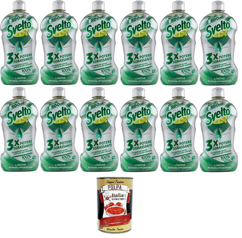 Svelto Piatti a Mano Concentrato Limone Handgemachte Gerichte mit Zitronenkonzentrat 12x500 ml italienisch Original