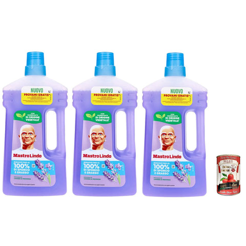 Mastrolindo Pavimenti Lavanda 930 ml 3x italienisch Original Pastasauce + kostenlos pelati 400 g