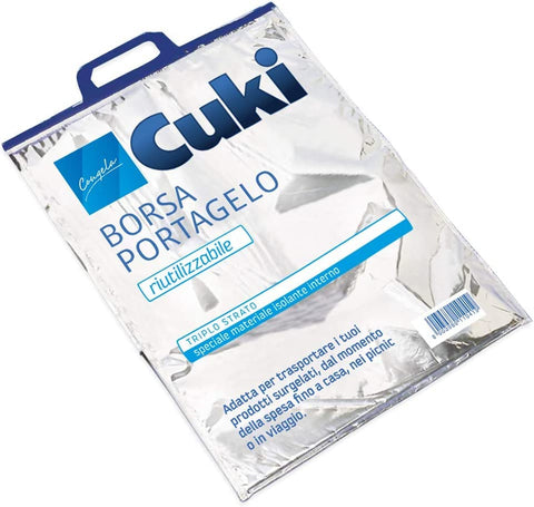 Italian Gourmet Haushaltsrollen, Folien & Papier Cuki Aufbewahrungstasche, dreifach lagig, wiederverwendbar, 5 Stück 8003980110419
