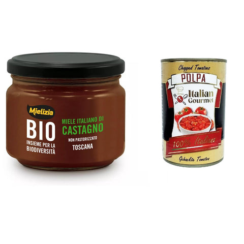 Mielizia Miele Italiano di Castagno Non pastorizzato Unpasteurisierter italienischer Kastanienhonig 1x300g Original italienisch Aufstrich