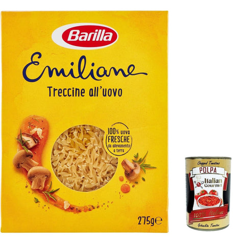 Barilla Pasta all' Uovo Le Emiliane Taglierini, Eiernudeln, Pasta mit Ei 275 g Internationale Nudeln italienisch Original