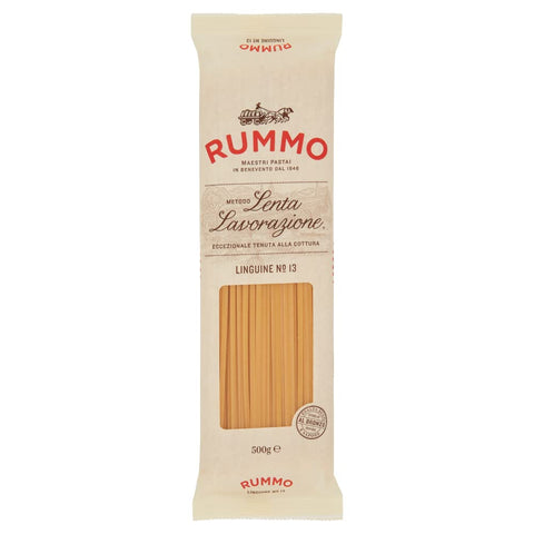 Italian Gourmet Internationale Nudeln 5x Rummo Linguine N. 13 Hartweizengrieß Pasta Italienische Nudeln 500g Packung + Italian Gourmet Polpa di Pomodoro 400g Dose 8008343200134