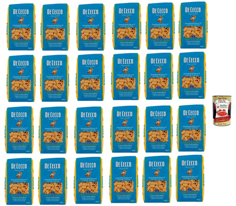 Italian Gourmet Internationale Nudeln De Cecco Gnocchetti di Zita N°37, 100% Italienisch Pasta Nudeln 24x 500g + Italian Gourmet Polpa 400g 8032804040014