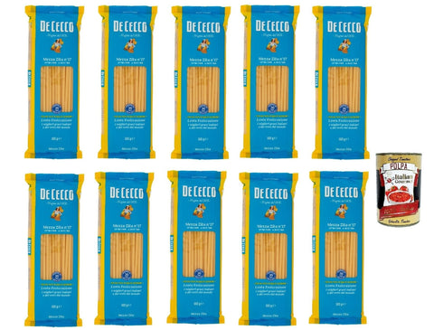 Italian Gourmet Internationale Nudeln De Cecco Mezza Zita N°17 100% Italienisch pasta Nudeln 10x 500g + Italian Gourmet Polpa 400g 8032804040014
