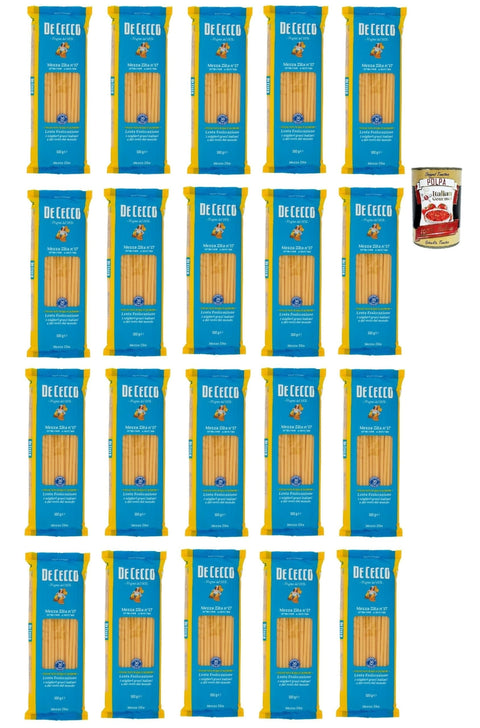 Italian Gourmet Internationale Nudeln De Cecco Mezza Zita N°17 100% Italienisch pasta Nudeln 20x 500g + Italian Gourmet Polpa 400g 8032804040014