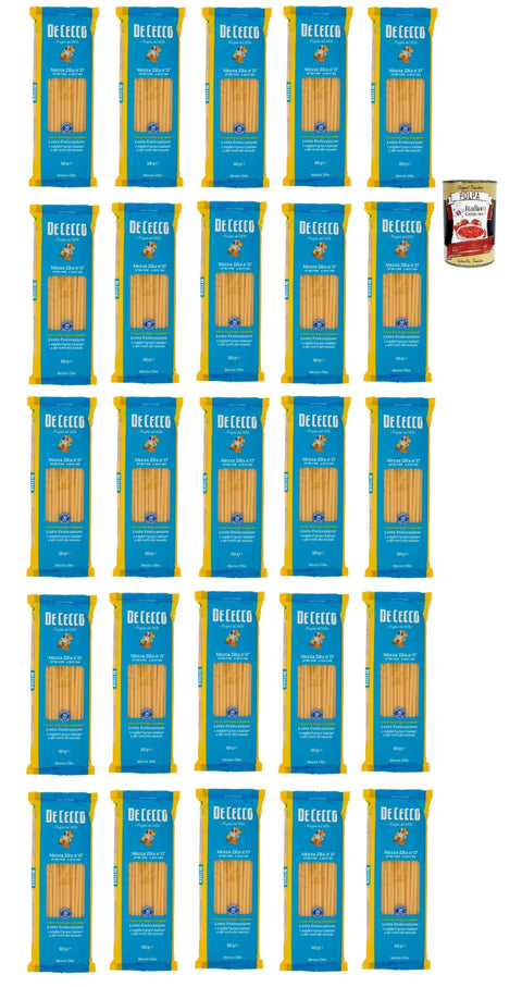 Italian Gourmet Internationale Nudeln De Cecco Mezza Zita N°17 100% Italienisch pasta Nudeln 24x 500g + Italian Gourmet Polpa 400g 8032804040014